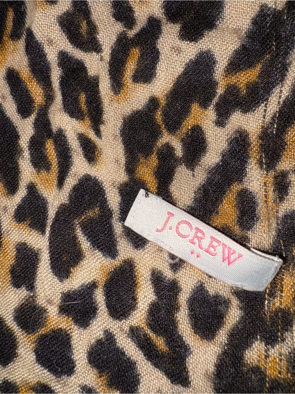 J. Crew Leopard Print Scarf - Picture 3 of 3
